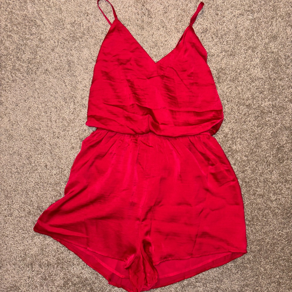 Forever 21 Satin Jumpsuit